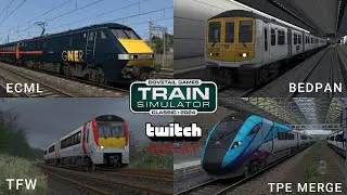 Train Sim Classic | Class 91, 319, 175 & 802 | Realistic UK Cab Rides Across Iconic Routes #twitch