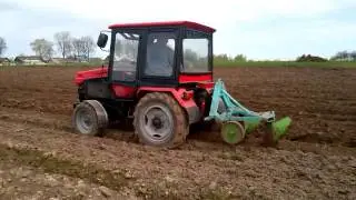 весенняя посевная самодельного трактора