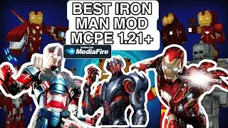 THE BEST IRON MAN ADDON EVER !! | Iron Man Addon/Mod For Minecraft PE (1.21.101+)