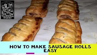 Easy Sausage Rolls how to Recipe Demonstration at Bakery