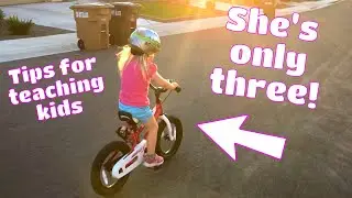 How to teach your child to RIDE a BIKE #parenting #biking #strider