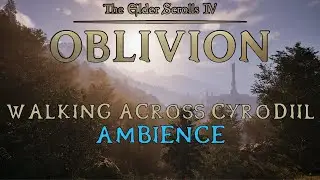Oblivion Remastered | Walking Across Cyrodiil | Relaxing Ambience & Music (4K)