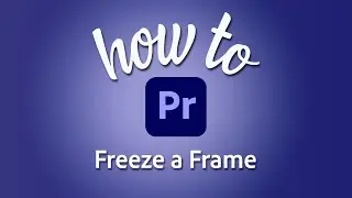 How to Freeze and hold frames in Premiere Pro I how to pause video footage in premiere pro 2023