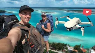 Erster Flug mit der neuen Drohne - DJI MINI 2 in BACALAR MEXIKO 🇲🇽