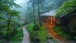 Mist & Birds at Dawn | Village Ambience Flute Music for Meditation, Focus & Inner Peace