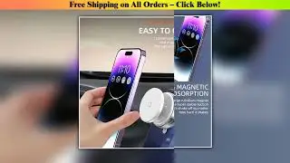 Strong Suction Cup Car Phone Holder Multi-functional 360 Rotatable Phone Bracket Universal