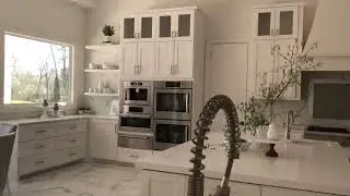 Pristine White Kitchen