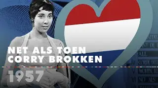 NET ALS TOEN &ndash; CORRY BROKKEN (The Netherlands 1957 &ndash; Eurovision Song Contest HD)