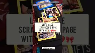 Tutorial Series day 13 🎁Scrapbook Page #scrapbookforgifts #crafting  #handmade #diy #craft #tutorial