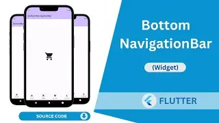 Flutter - BottomNavigationBar Widget Tutorial | How to create BottomNavigationBar in flutter