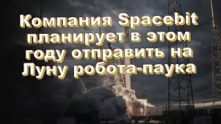 Компания Spacebit планирует в этом году отправить на Луну робота-паука