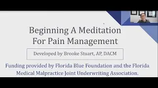 Beginning a Meditation Practice for Pain Management