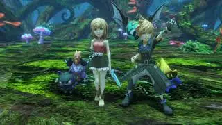 World of Final Fantasy (PS4) - Pyreglow Forest Secret Area - Magic Jar mini boss battle