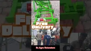 9 Arm Cultivator Delivery video Bs Agro #Bsagro #Rotavator #cultivator #agro
