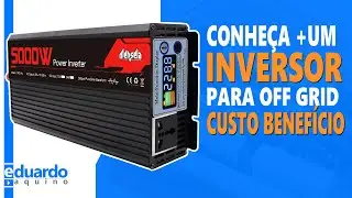 Inversor 5000W Mensela 50Hz e 60Hz, Forma de Onda e Consumo em Vazio