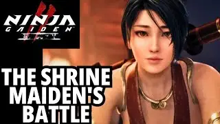 Ninja Gaiden 2 Black - The Shrine Maiden's Battle Gameplay (4K 60FPS)
