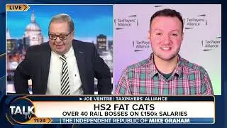Six figure HS2 salaries revealed - TalkTV (27/09/2023)