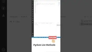 Python In Telugu List Methods #python #coding #pythontelugu #btech #codingtips #jntu #pythontutorial