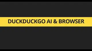 DuckDuckGo AI & Browser &ndash; The Ultimate Privacy Tool You Need.