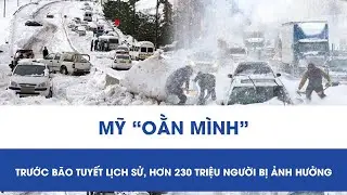 Mỹ &ldquo;oằn m&igrave;nh&rdquo; trước trận b&atilde;o tuyết lịch sử, hơn 230 triệu người bị ảnh hưởng