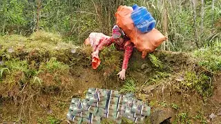 The girl who collected trash earned a lot of money. What should I do with that money?