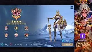 🔴 LIVE ep 11625 SAVAGE Highlights Mobile Legends Rank Game | Epic to Mythic Grind!