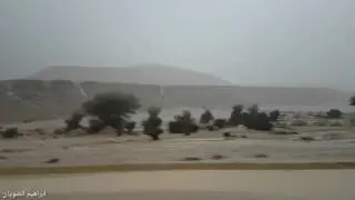سيول محافظة الحريق ونعام وسد حوطة بني تميم يوم الخميس 1438/٥/١٩