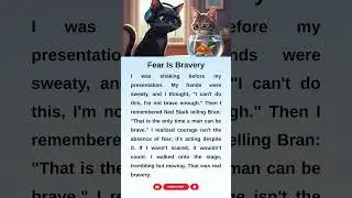 Scared? That&rsquo;s When You&rsquo;re Brave! 🐺 Ned Stark #shorts #english #bravery