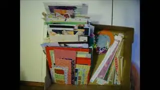 I purged my 45 year collection of greeting cards and salvaged them for crafts