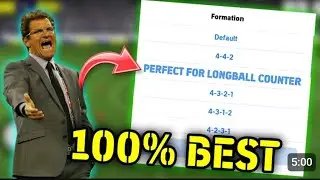 Unbeatable Long Ball Counter + Quick Counter Formation 100% Win Rate eFootball26! #winningformation 