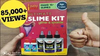 How to make SLIME || make slime using yucky science SLIME KIT || unboxing SLIME KIT