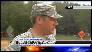 National Guard deployed to Dutchtown for flooding help - Staff SGT Bickings