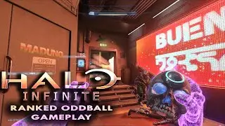 HALO INFINITE Ranked OddBall STREETS (No Commentary) │ 4v4 Ranked Oddball Gameplay (PC)