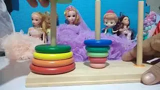 Colorful Stacking Ring Toy Play | Educational Toy for Kids #KidsToys #StackingRingToy #asmr