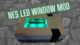 NES LED Window Mod &mdash; светодиодные ленты внутри вашей консоли NES! Корзина!