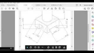 VISTAS EN AUTOCAD. DIBUJO DE RUBRICA