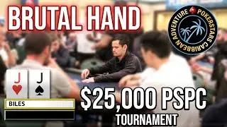 $25,000 POKERSTARS PLAYERS CHAMPIONSHIP DAY 2 | Poker Vlog