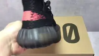 Видео обзор adidas yeezy 350 V2 boost Black Red