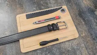 How to Shorten a Leather Belt at Home  - Step by Step Guide