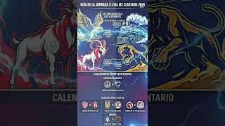👉🏼 #ligamx  J3: #chivas 🐐quiere asegurar el liderato y #clubamerica no caer en zona descenso 🦅👻