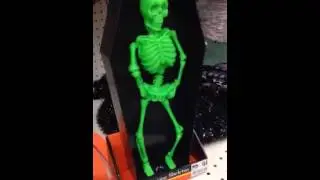 Taio Cruz Dynamite dancing halloween skeleton at Party City