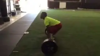 shawn butler 225 power clean for reps