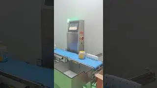 Automatic online check weigher machine for bottle canned biscuit check weight #checkweigher