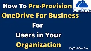 Как предварительно подготовить OneDrive для пользователей