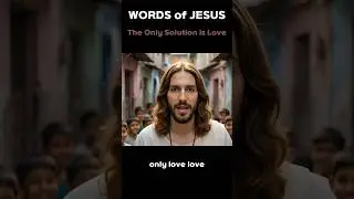 Words of Jesus: The Only Solution is Love (La &uacute;nica soluci&oacute;n es el amor) #Shorts #Jesus #Love
