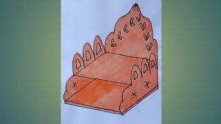 Temple Drawing for beginners || Easy to draw ✍️ || My Art Creativity 