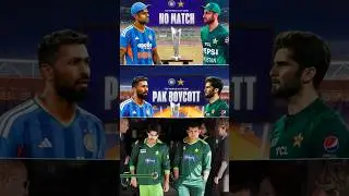 The Pakistani government brought disgrace upon itself. 😱 #pakistancricket #pcb #IndvsPak #Boycott