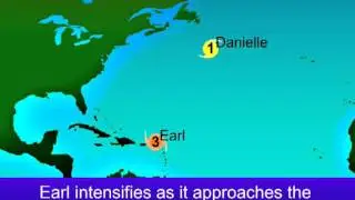 2010 Atlantic Hurricane Season Animation