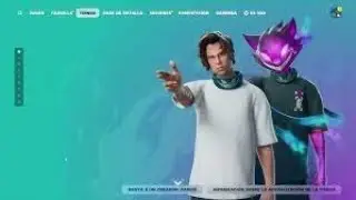 Khamko ganamos el fortnite  con la skin de el rubius