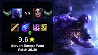 Ryze Mid vs LeBlanc - EUW Challenger - Patch 25.20